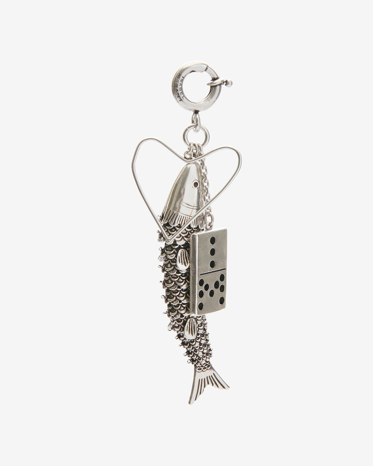 Abby pendant key ring - Silver - Woman - 1