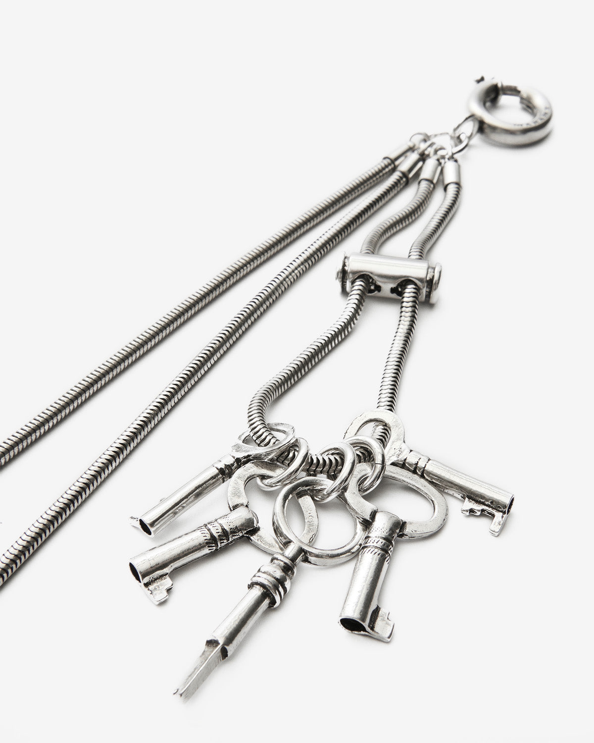 Porte cles cassy Man Argent 1