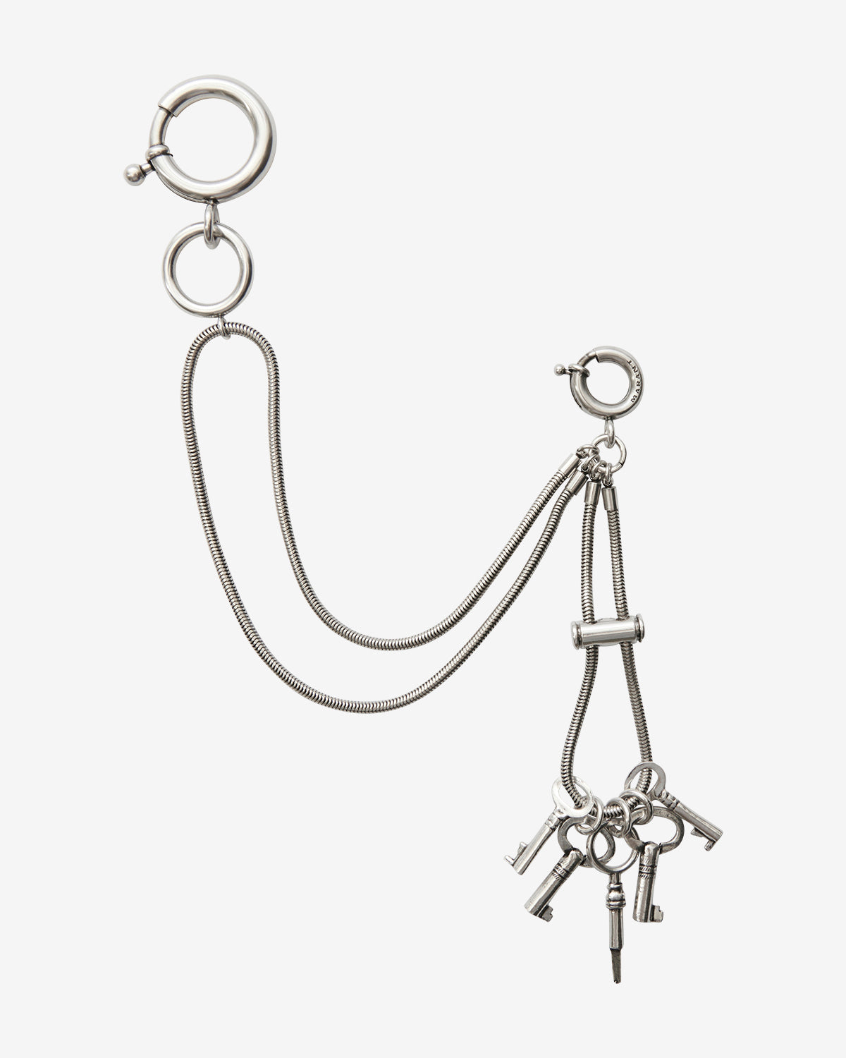 Porte cles cassy Man Argent 1