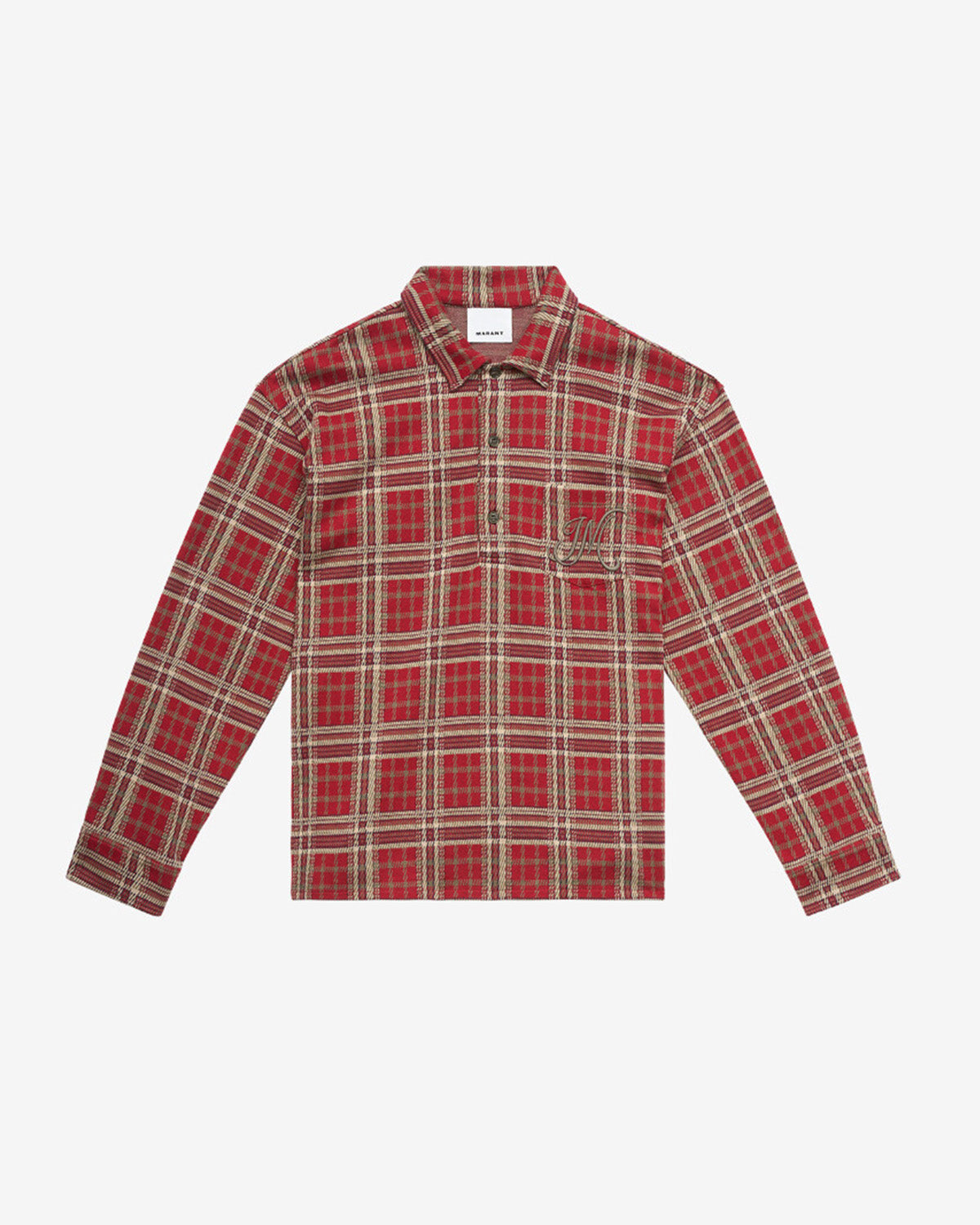 Polo orelien Man Deep red 4