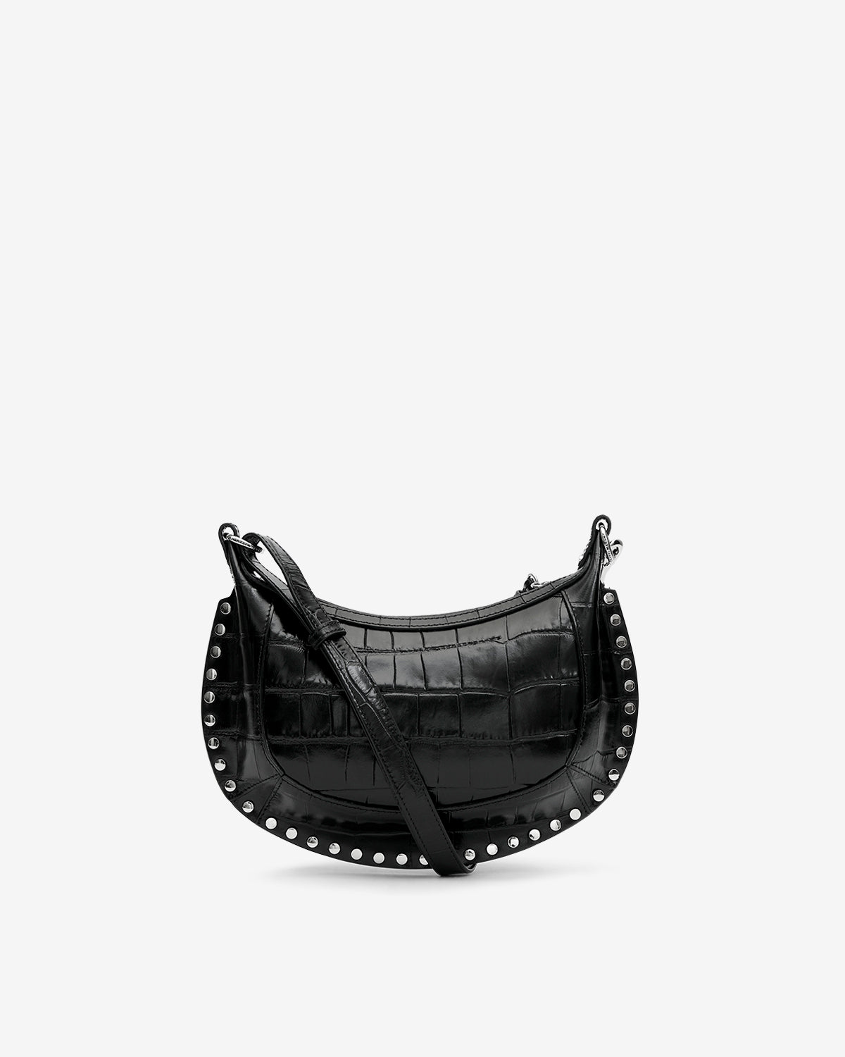 Schultertasche oskan moon Woman Black and silver 2