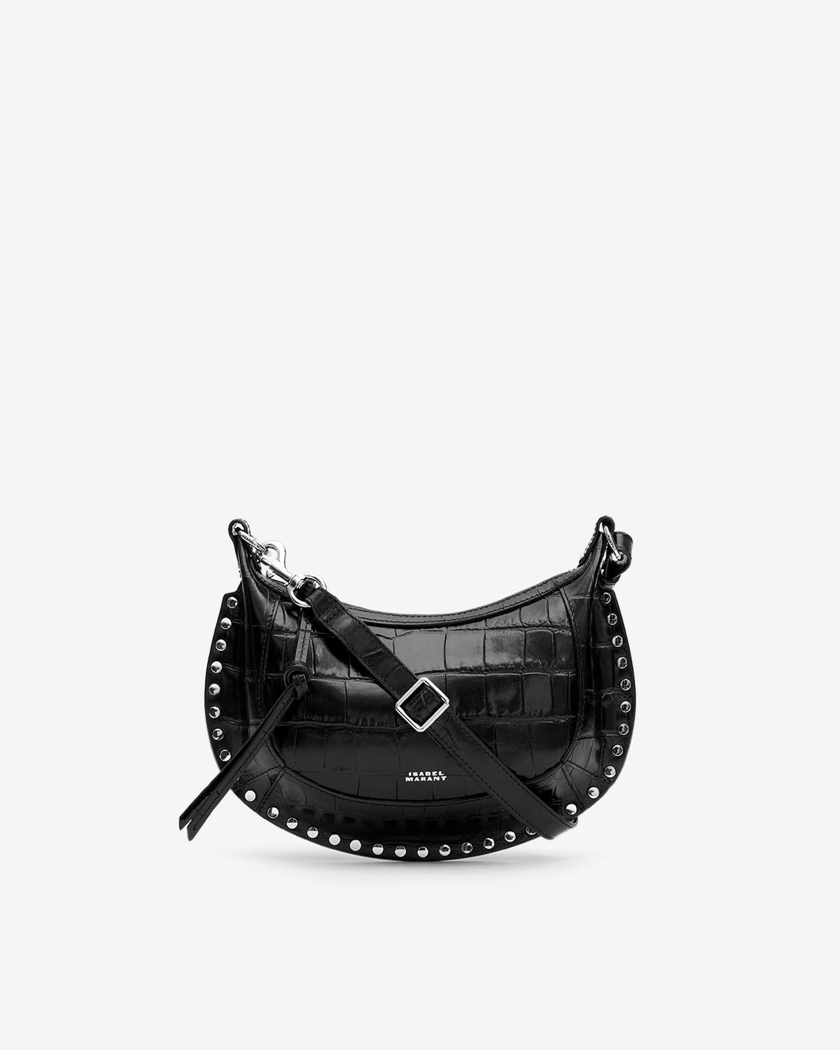 Schultertasche oskan moon Woman Black and silver 2
