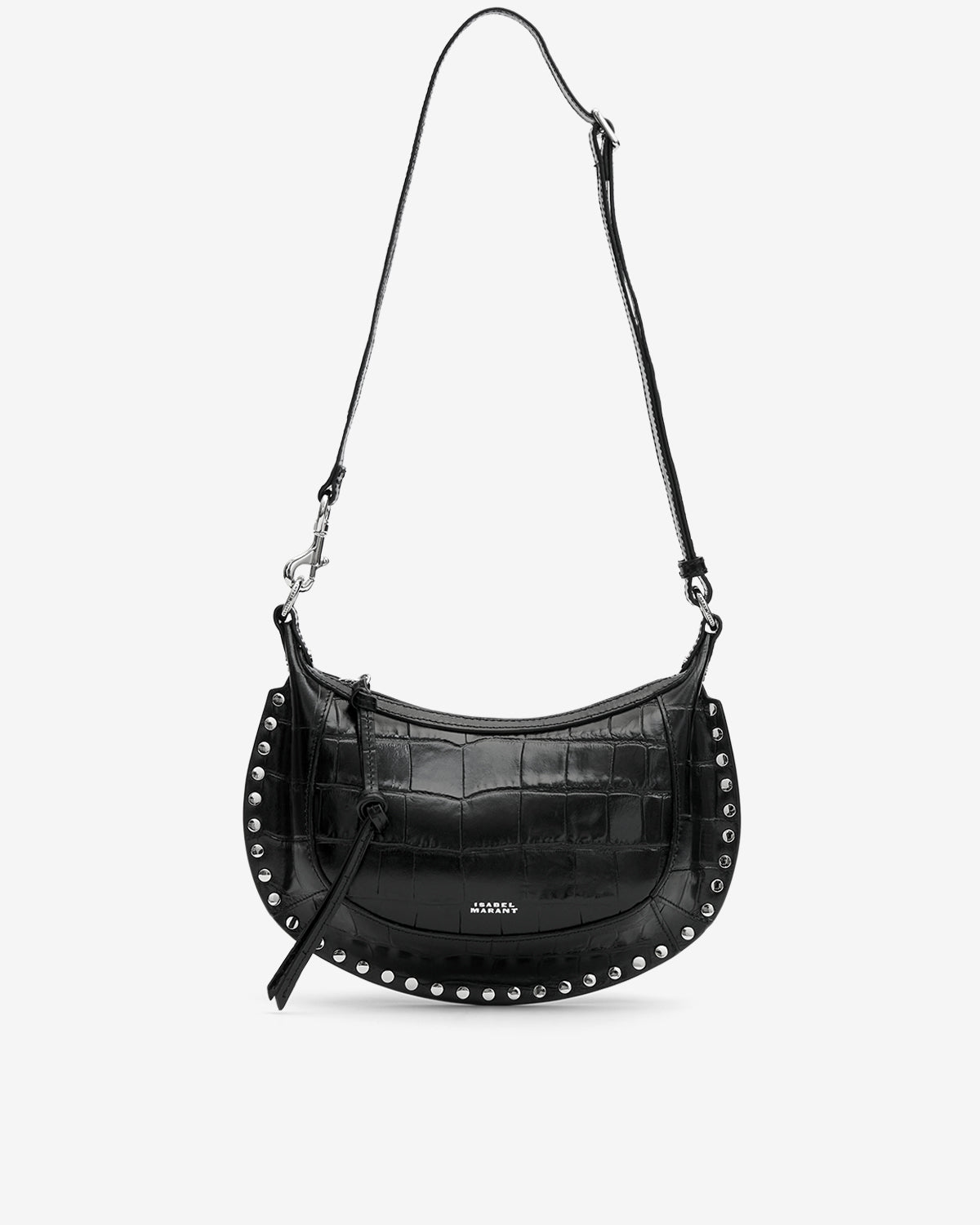 Schultertasche oskan moon Woman Black and silver 2