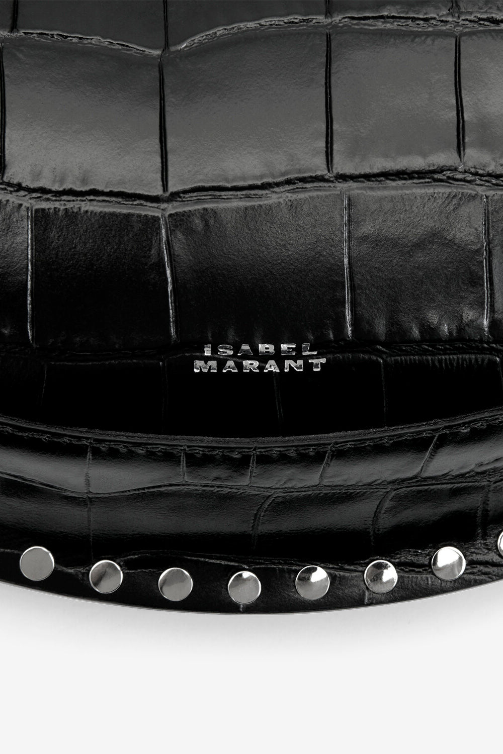 Sac porté épaule oskan moon en cuir - Noir et argenté - Woman - 3