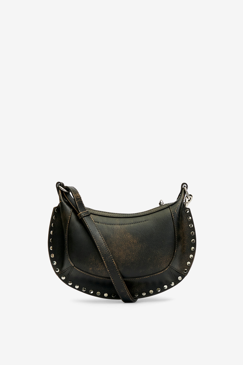 Sac porté épaule en cuir oskan moon - Marron vintage - Woman - 2