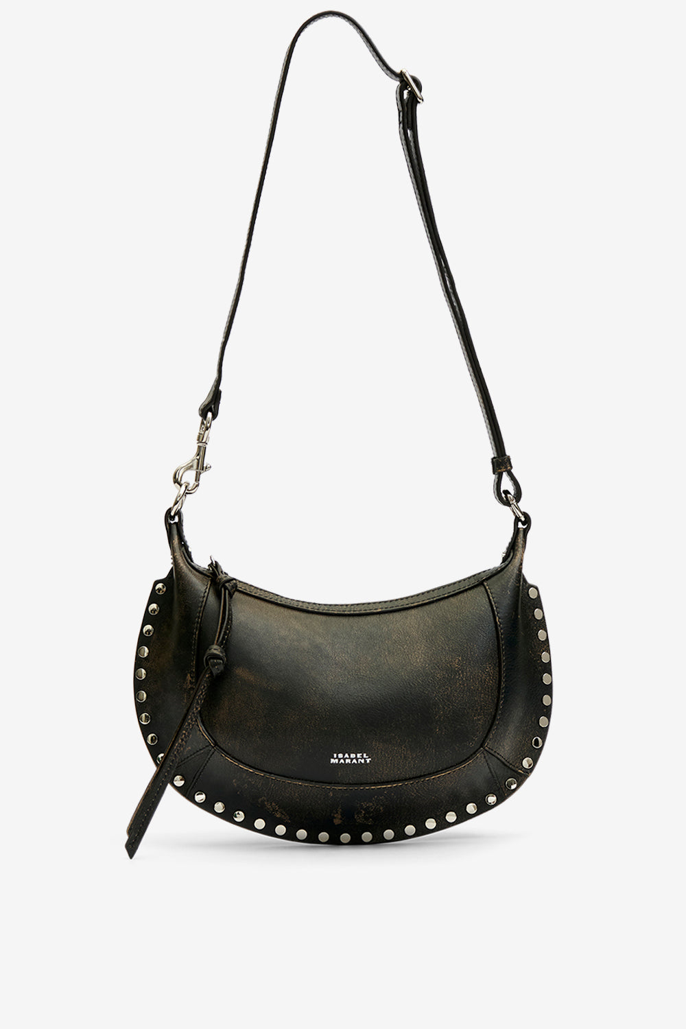 Sac porté épaule en cuir oskan moon - Marron vintage - Woman - 6