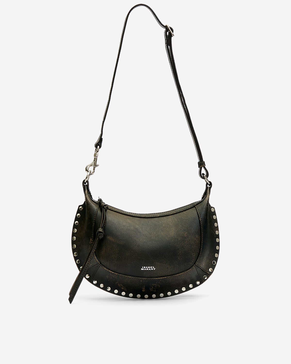 Sac porté épaule en cuir oskan moon - Marron vintage - Woman - 6