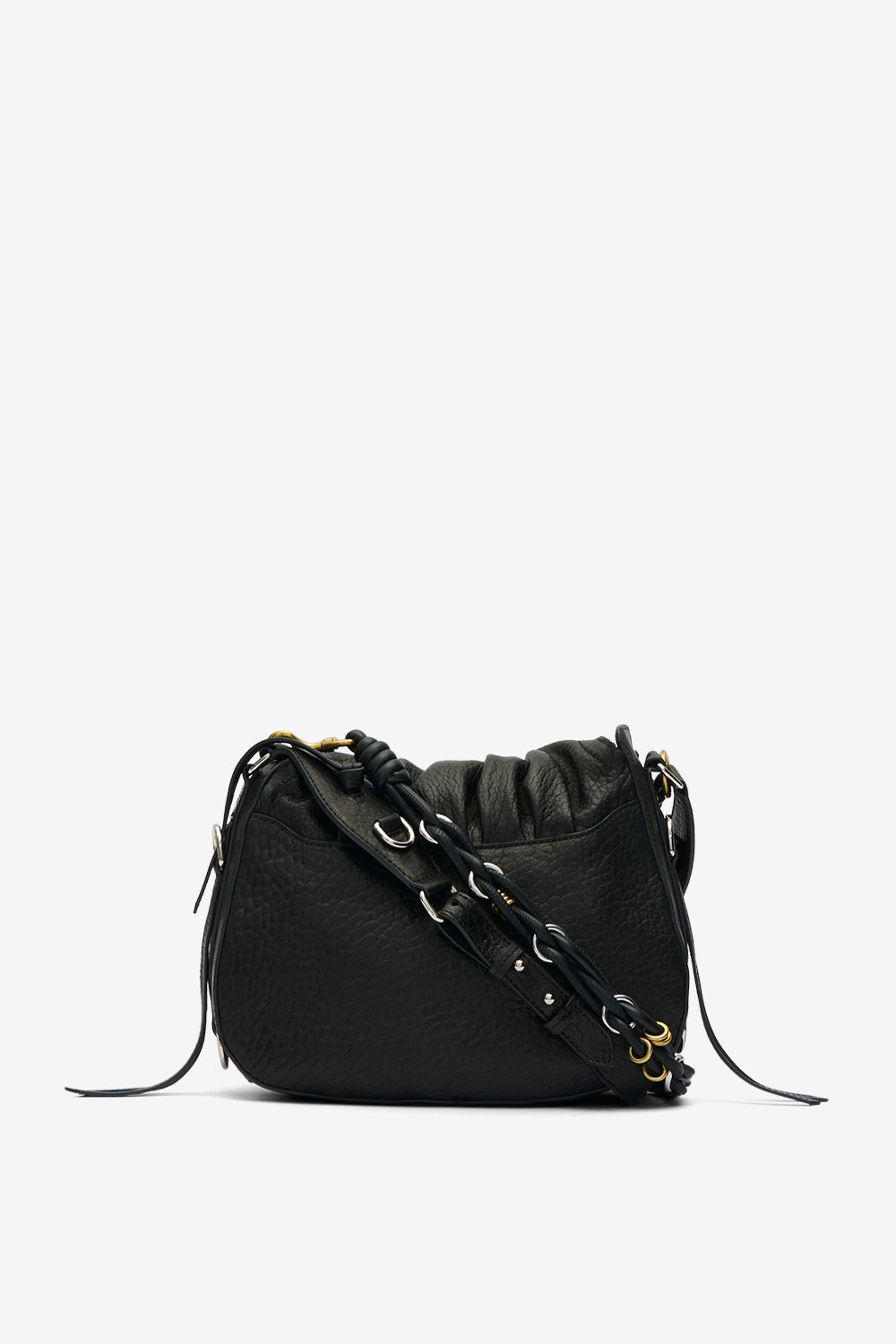 Bolton 가죽 소재의 숄더백 - Black and silver - Woman - 2