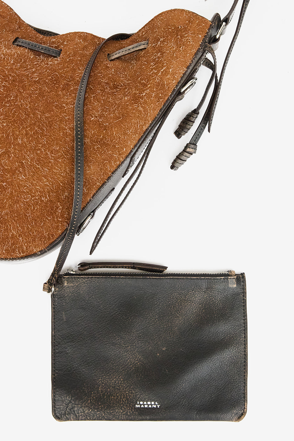 Bolton hobo 빈티지 스웨이드 가죽 백 - Chestnut - Woman - 3