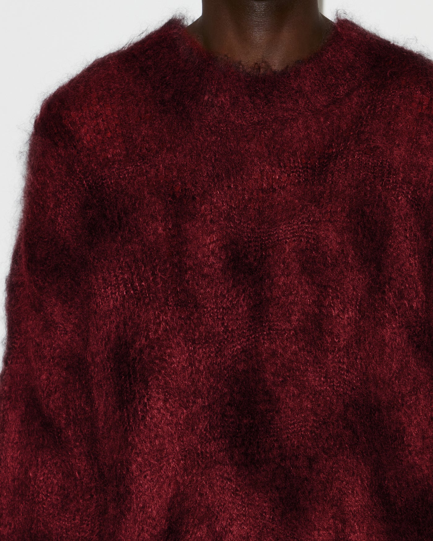 Pullover miller aus kid mohair - Deep red - Man - 2