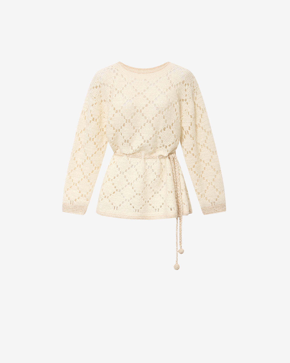 Pulloverkleid merida aus wolle und mohair - Naturfarben - Woman - 5