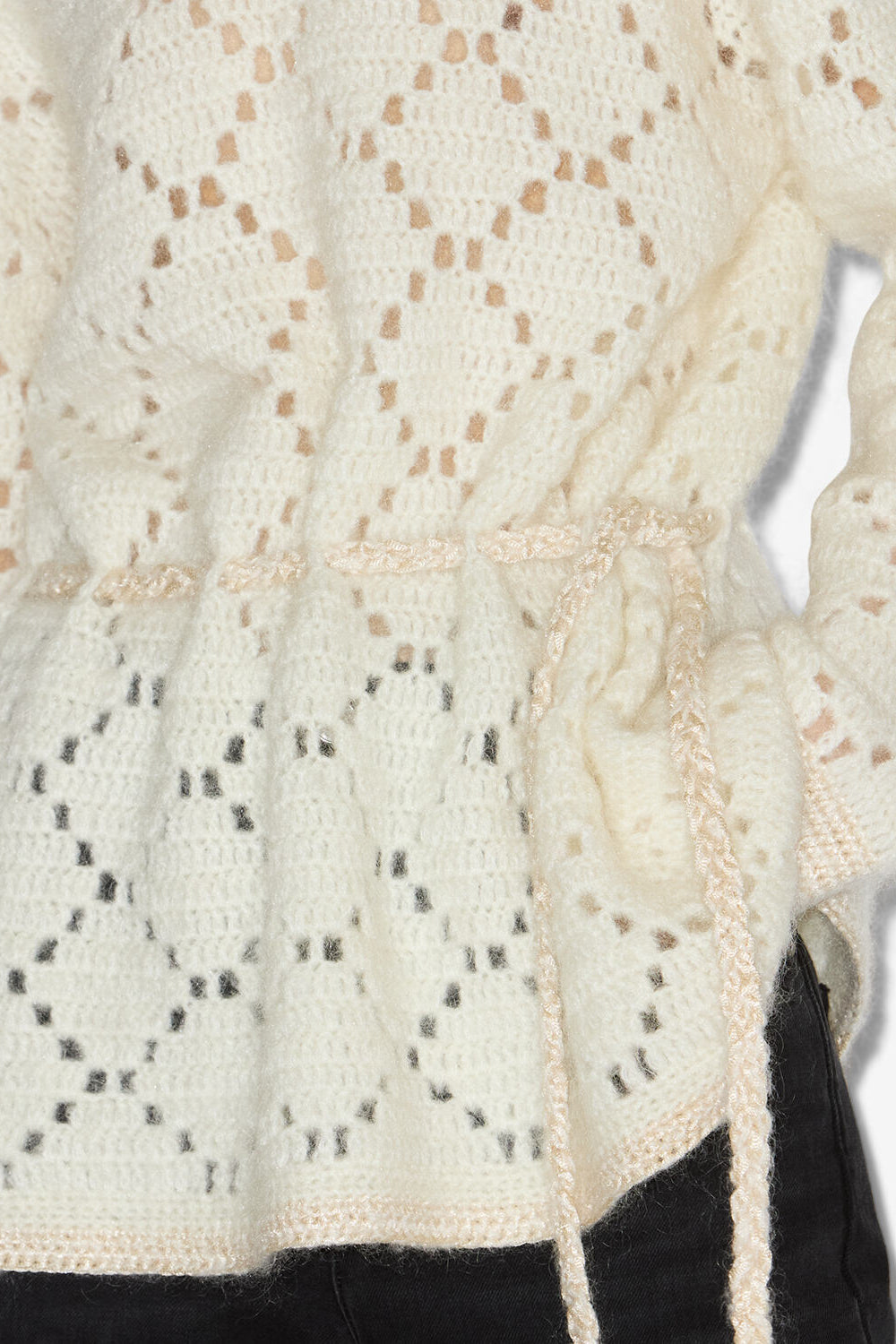 Robe-pull en laine et mohair merida - Écru - Woman - 3