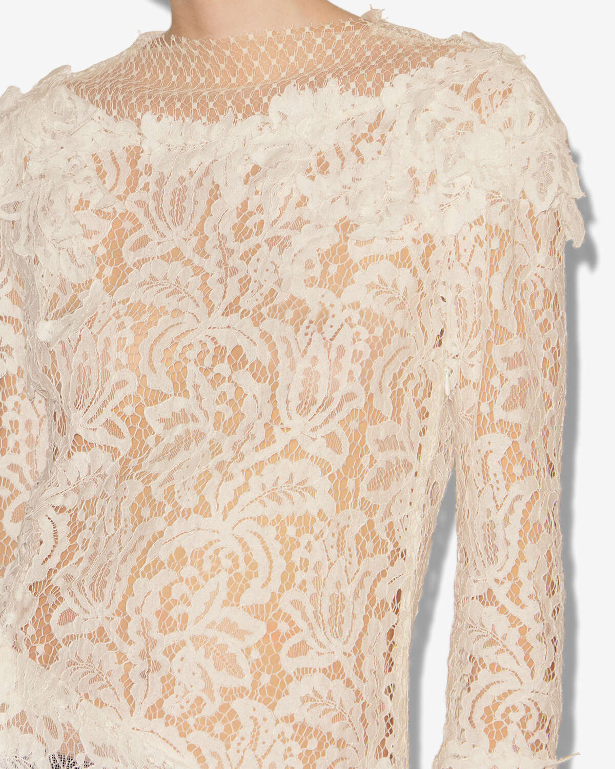 Abito in pizzo rubiana - Bianco - Woman - 2