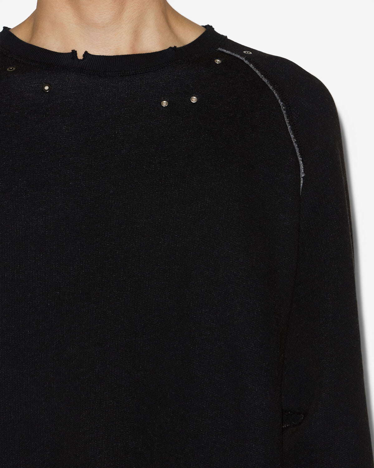 Sudadera mitchell Man Negro lavado 4