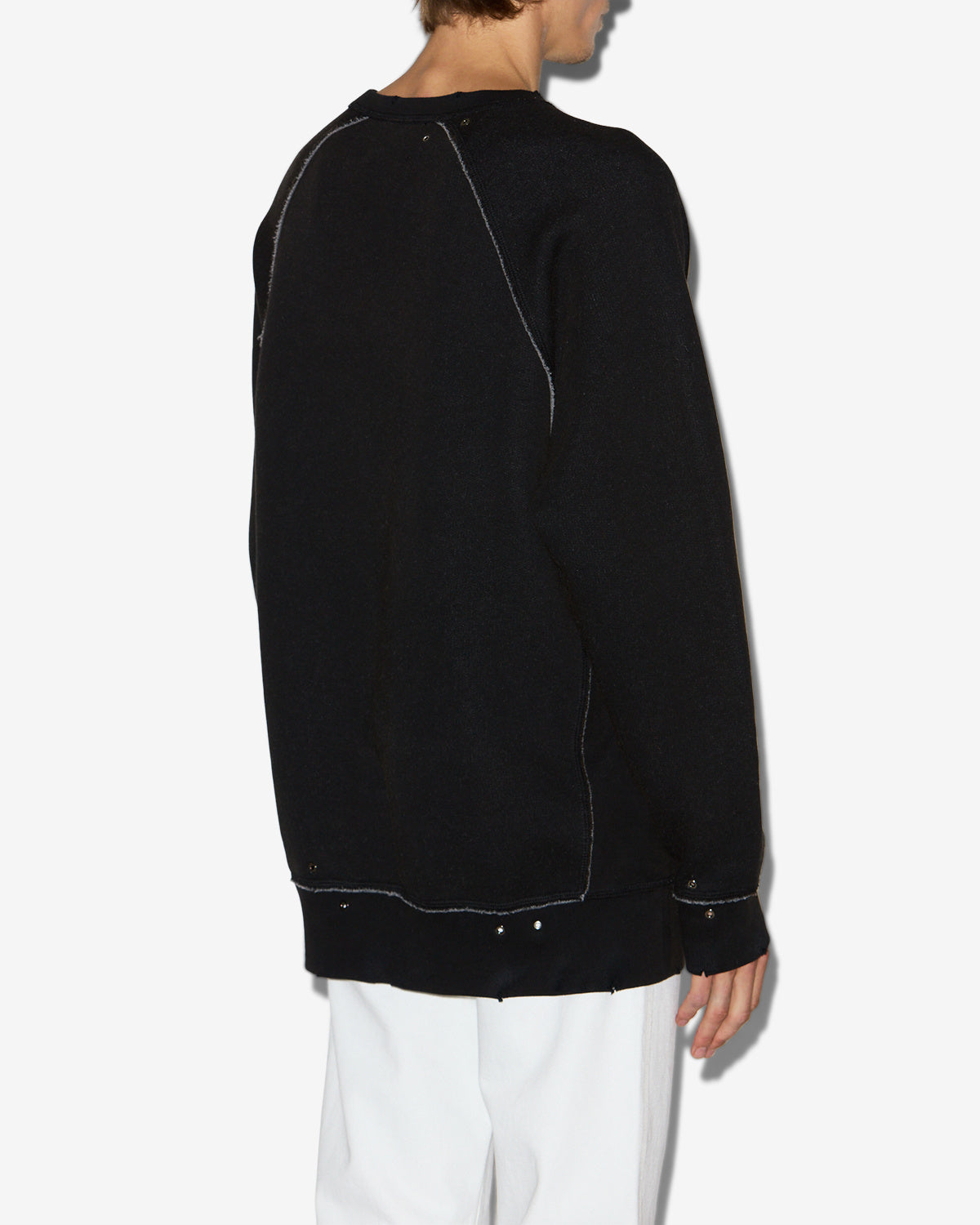 Sudadera mitchell Man Negro lavado 4