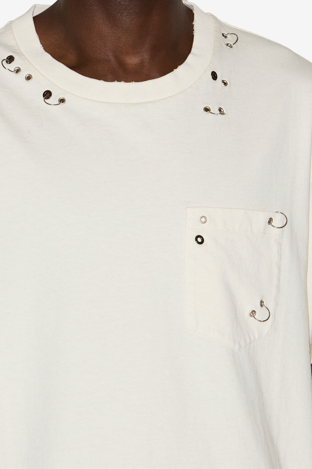 Yezra 半袖 tシャツ - 生成り - Man - 3