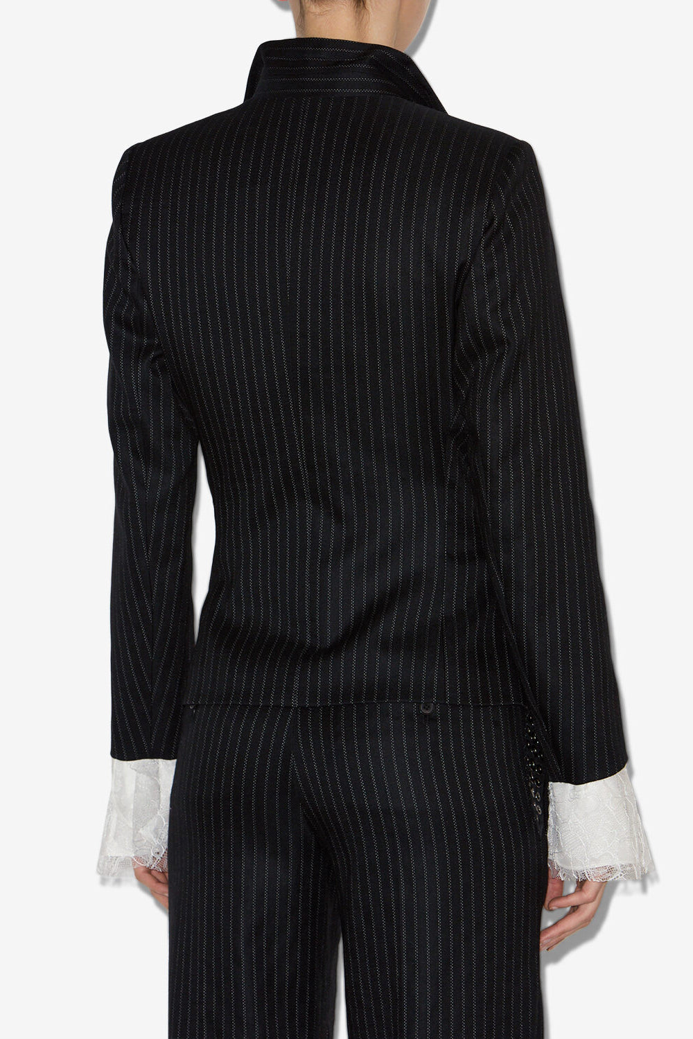 Veste de tailleur à rayures tennis nelvia - Noir - Woman - 5