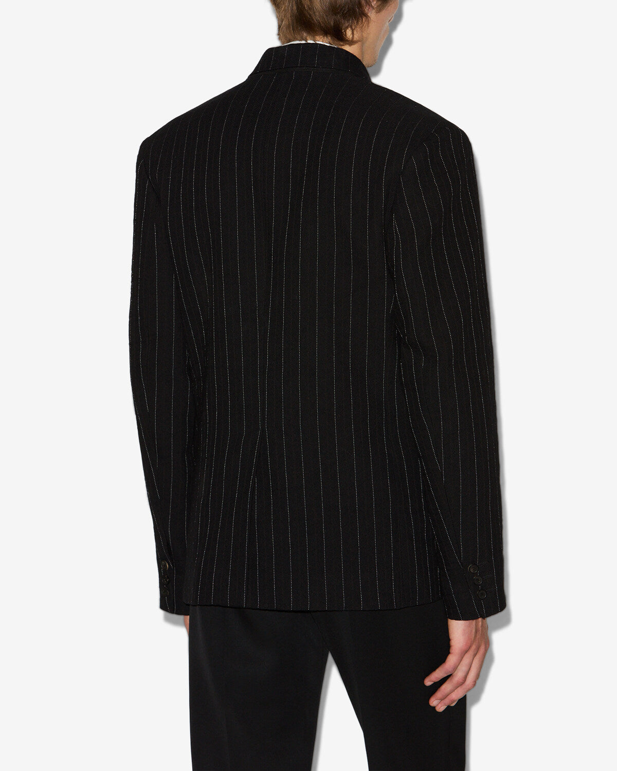 Meddie tennis stripe blazer jacket - Black - Man - 3