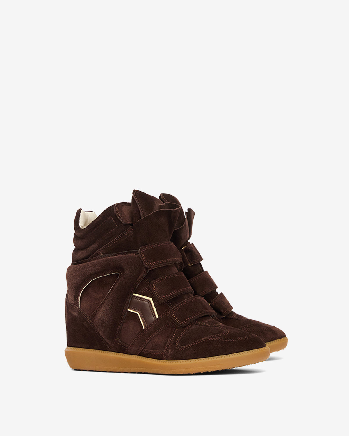 Sneaker bekett Woman Chocolate - light yellow 2