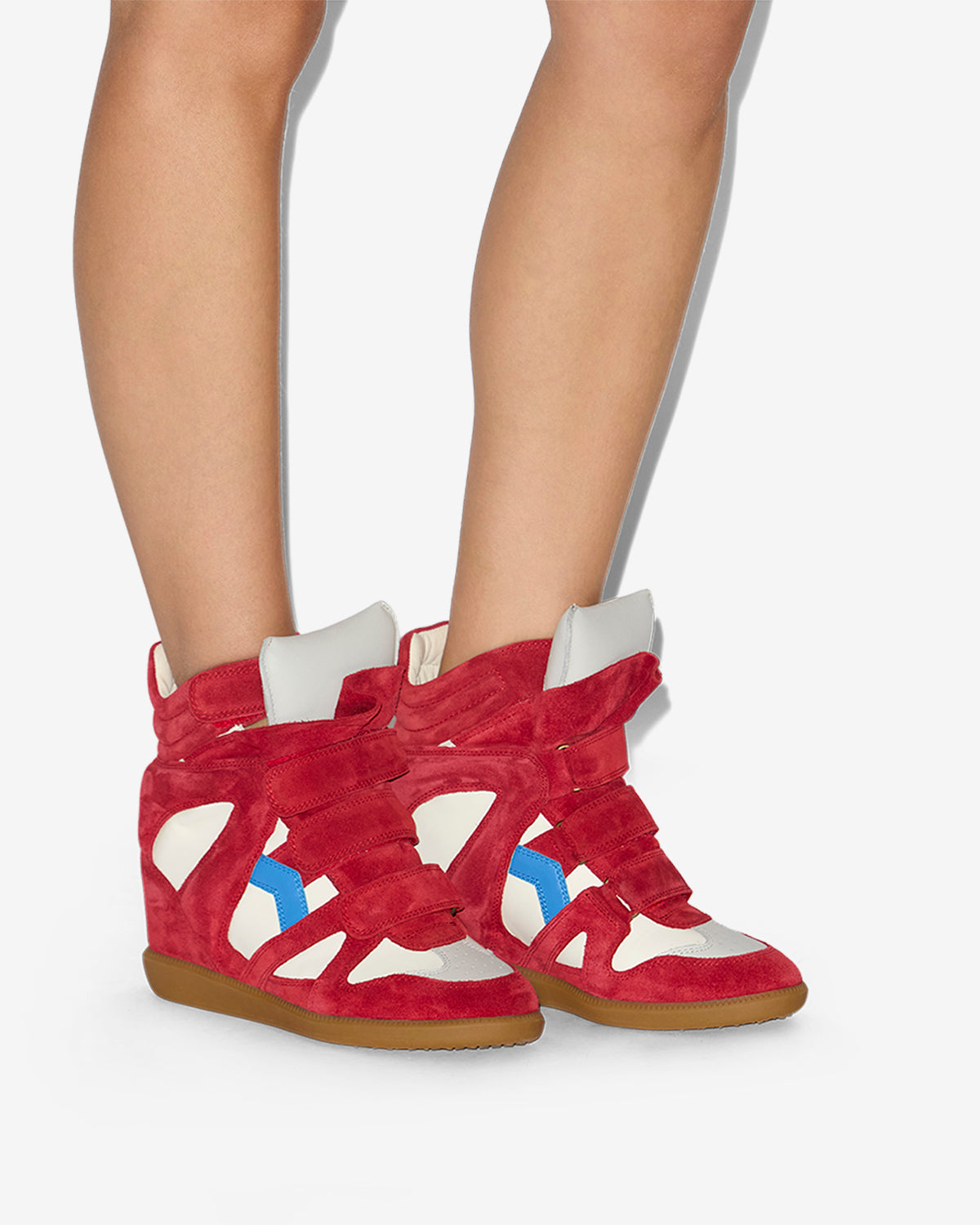 Sneakers bekett Woman Red-blue 2