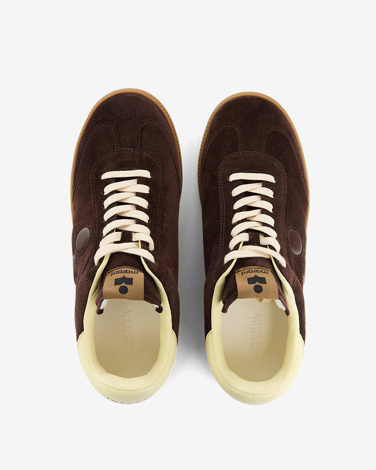 Bryce sneakers Woman Chocolate - light yellow 3