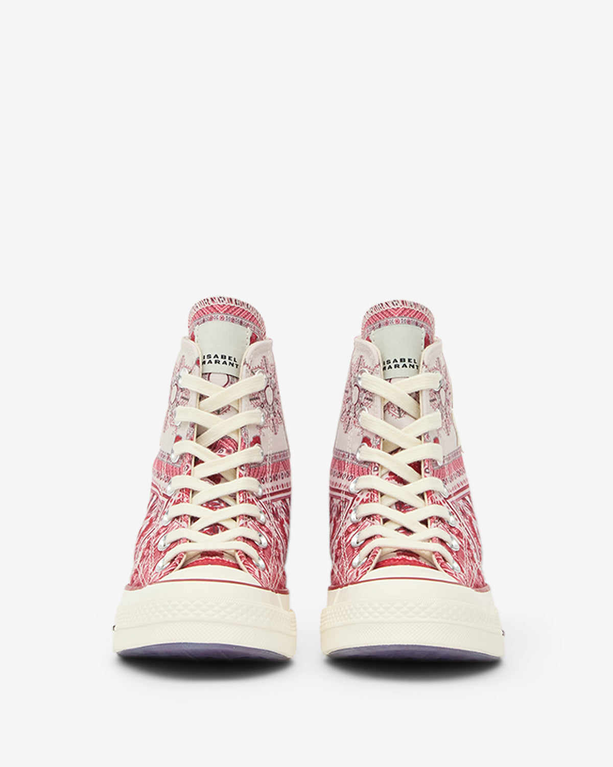 Sneakers chuck wedge rd Woman Vanilla/ice/red/black 2