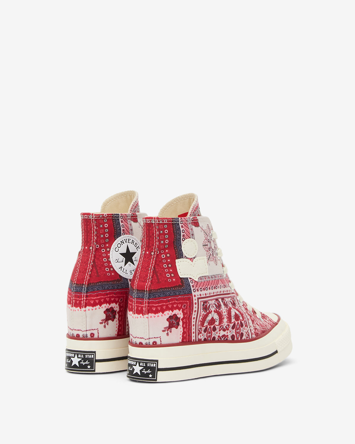 Sneakers chuck wedge rd Woman Vanilla/ice/red/black 2