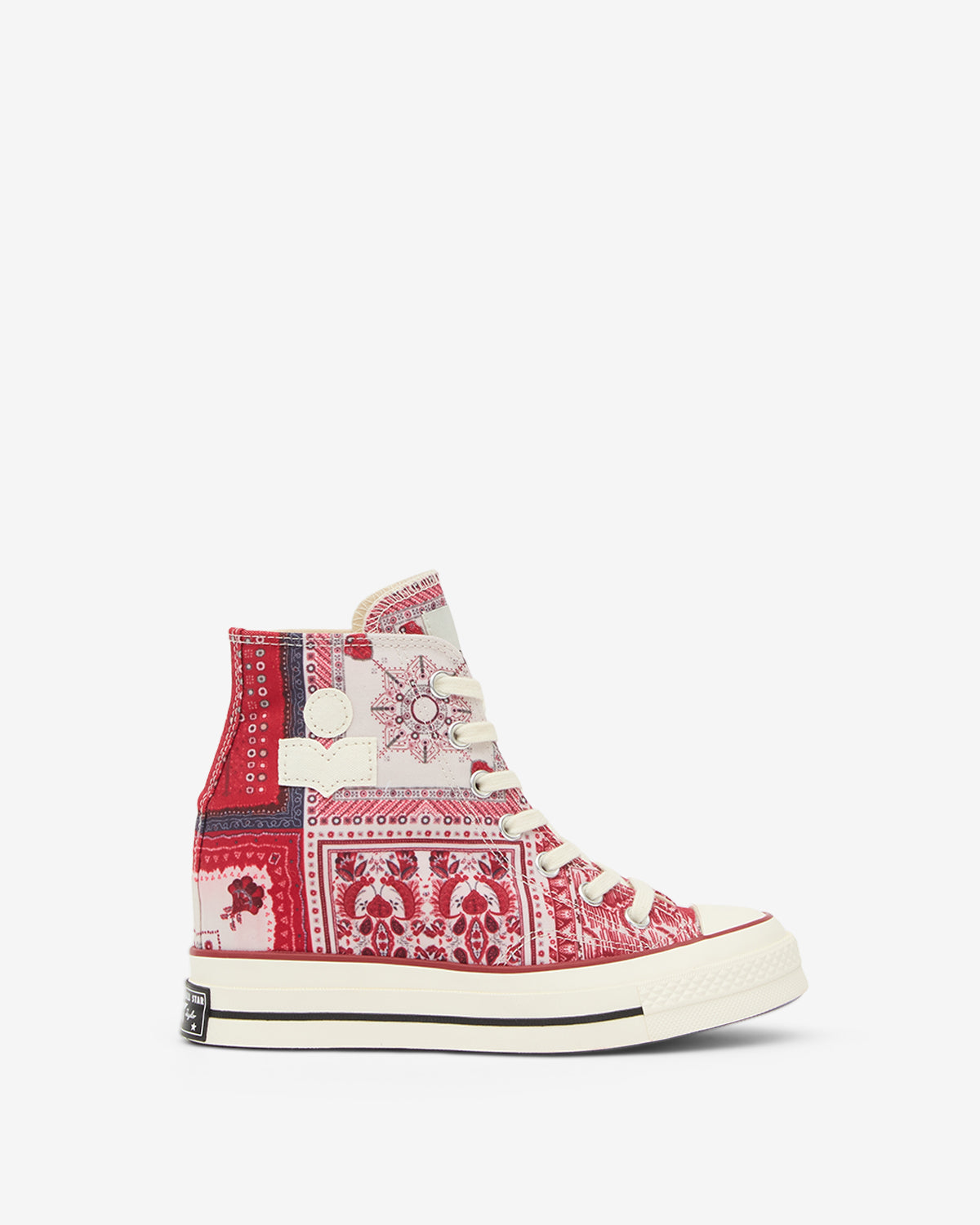 Sneakers chuck wedge rd Woman Vanilla/ice/red/black 2