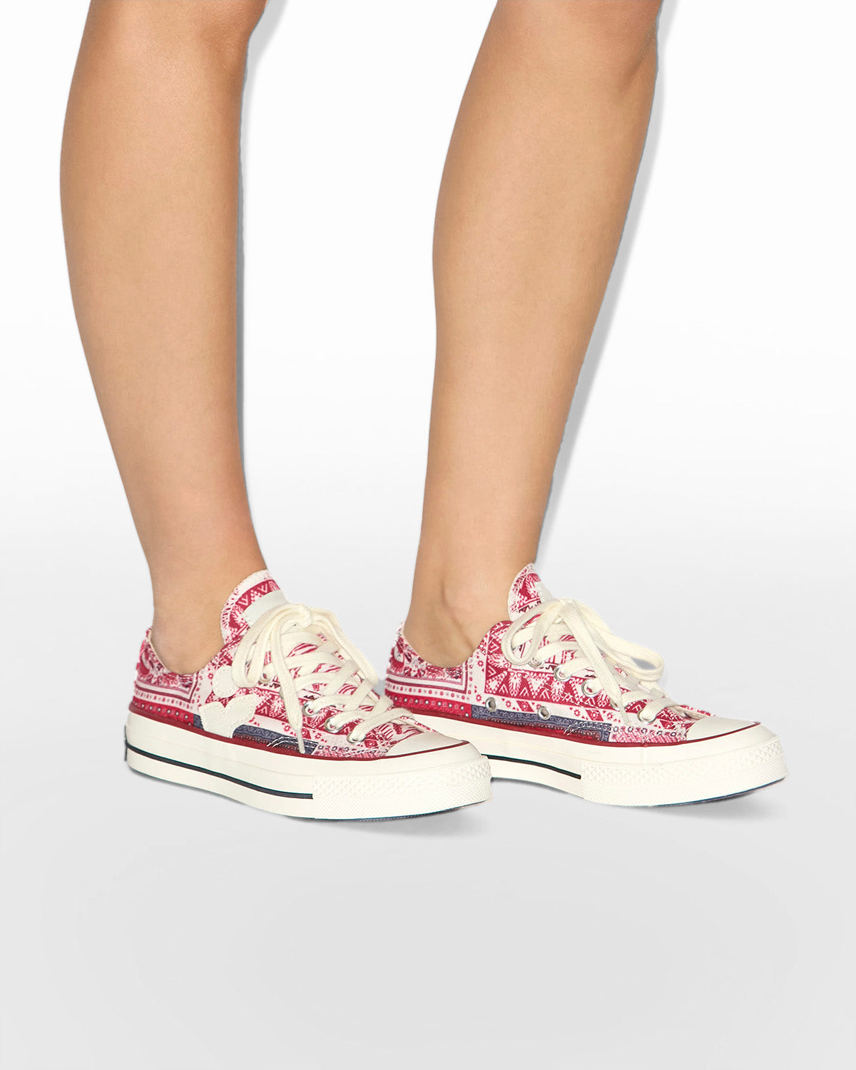 Unisex sneakers chuck 70 ox Woman Vanilla/ice/red/black 2