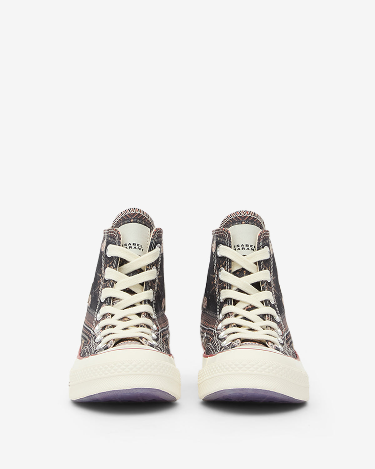 Hohe sneakers chuck 70 von isabel marant x converse - Black/vanilla ice/red - Woman - 4