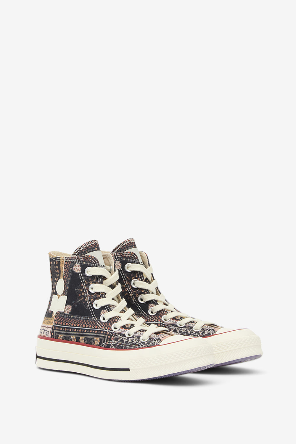 Hohe sneakers chuck 70 von isabel marant x converse - Black/vanilla ice/red - Woman - 3