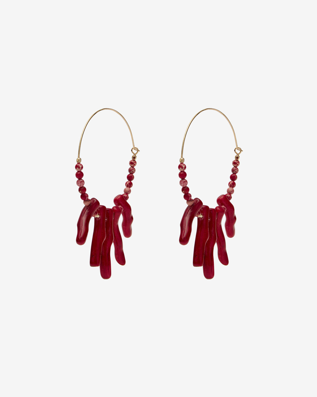 Boucles d'oreilles jolana Woman Rouge 2