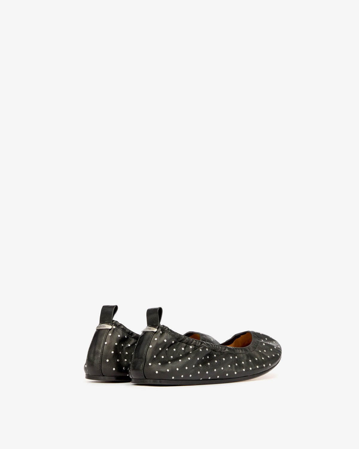 Ballerine belna in pelle borchiata - Nero - Woman - 2