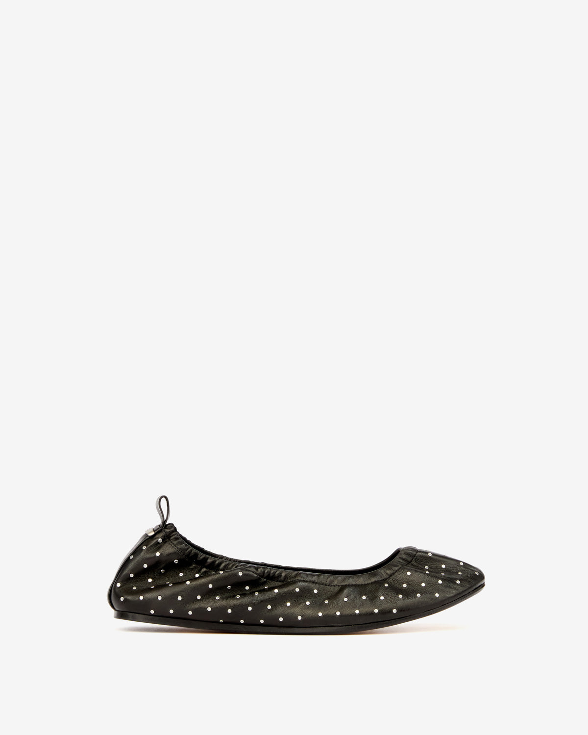 Ballerine belna in pelle borchiata - Nero - Woman - 1