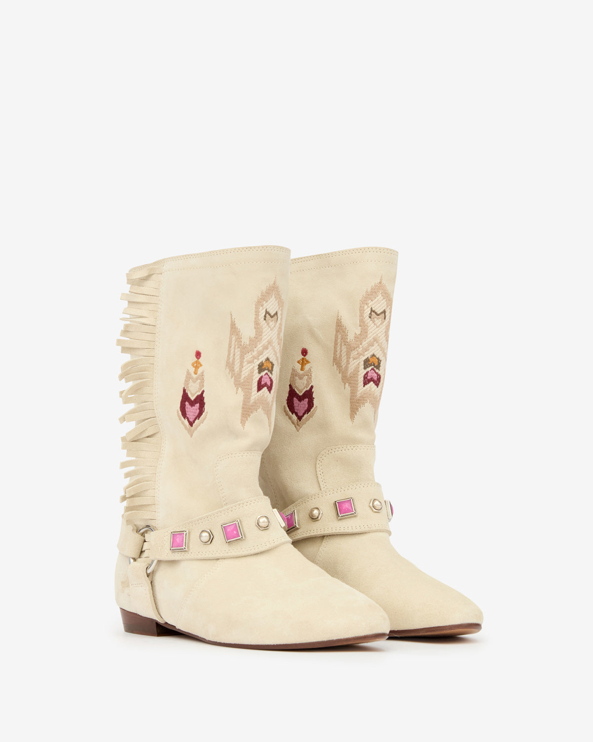 Botas bajas siani Woman Beige 3