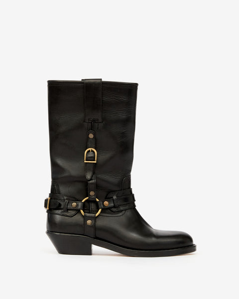 HEIKO BOOTS Woman black | ISABEL MARANT Official online store HEIKO BOOTS Woman black | ISABEL MARANT Official online store