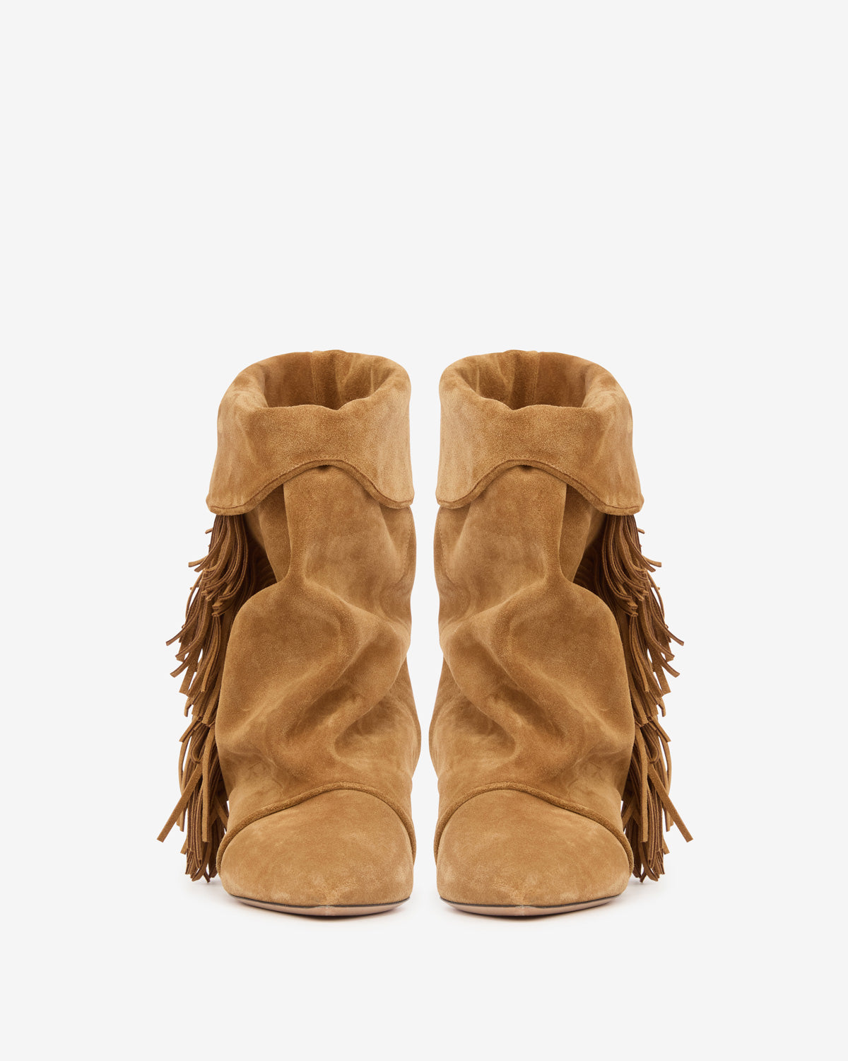 Botas edrik con flecos Woman Cognac 2