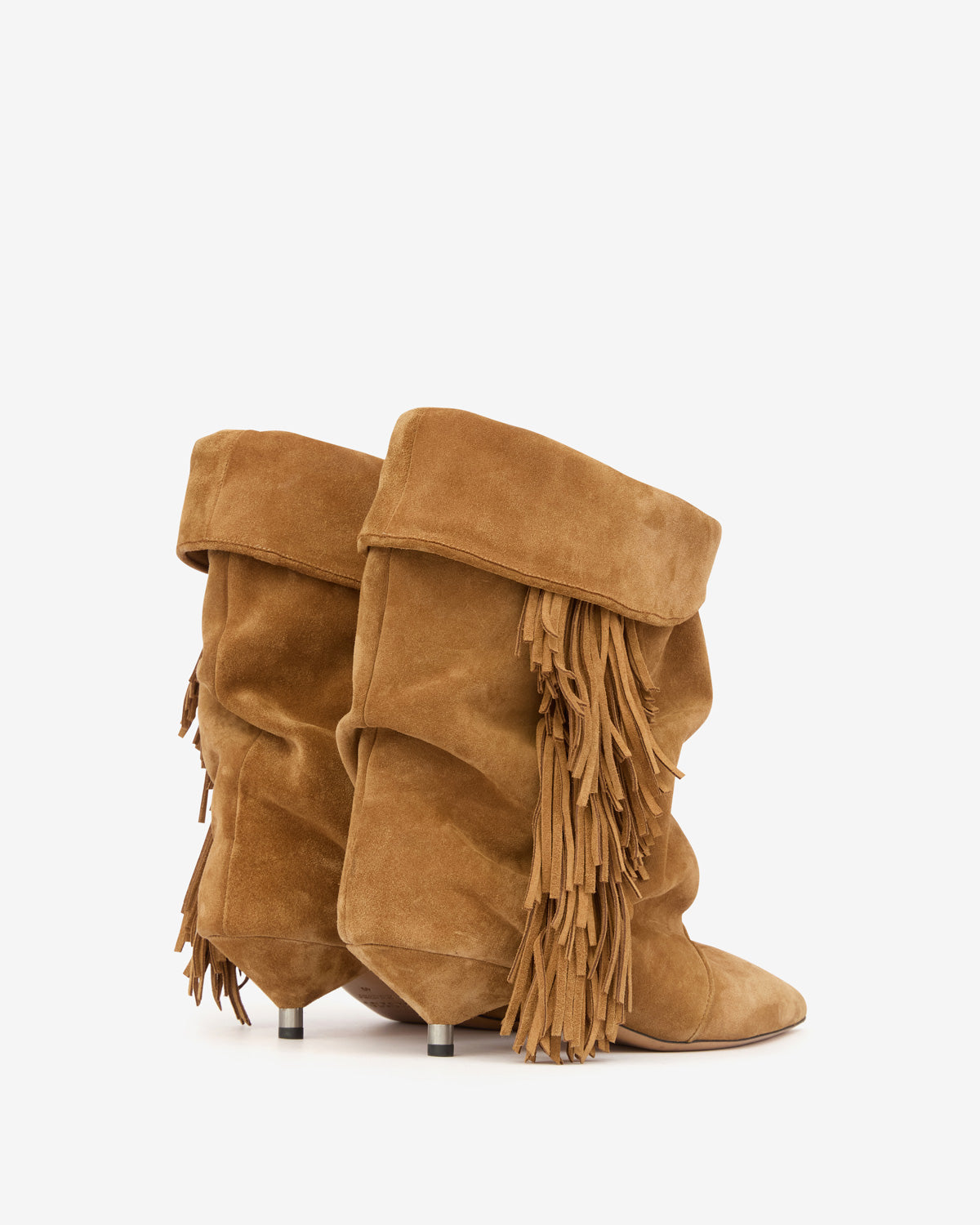 Botas edrik con flecos Woman Cognac 3