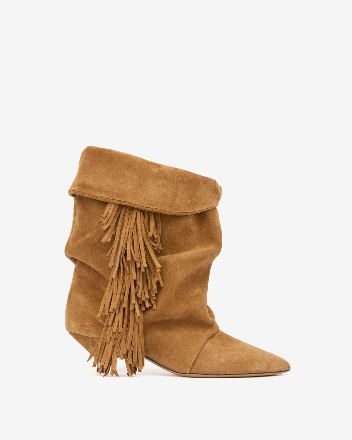 Botas edrik con flecos Woman Cognac 1