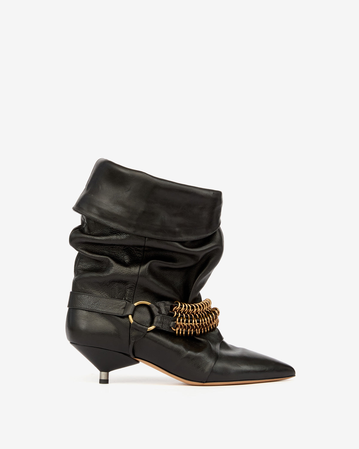 Botas bajas edrik chain Woman Negro 3