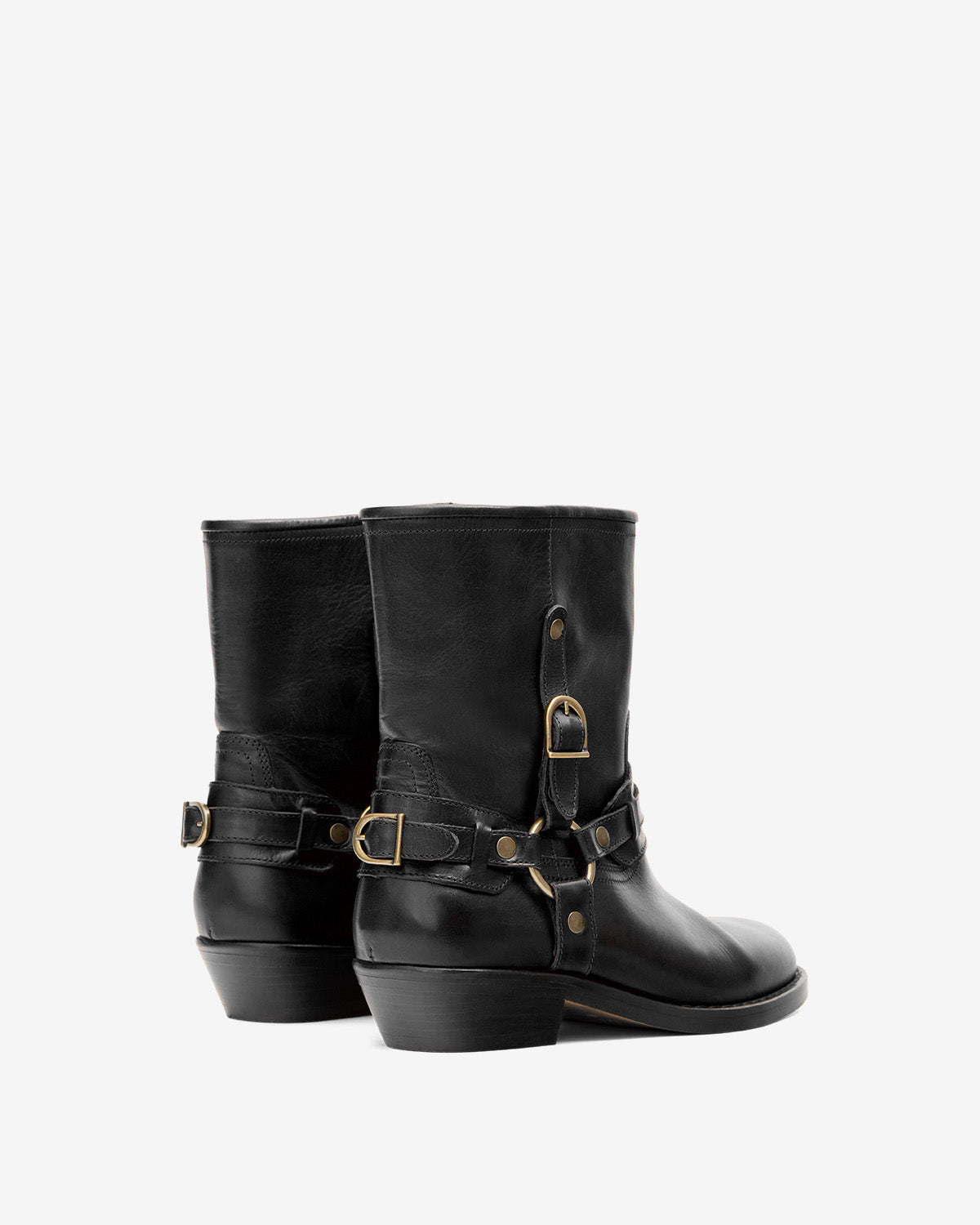 Boots ildred en cuir de veau  - Noir - Woman - 2