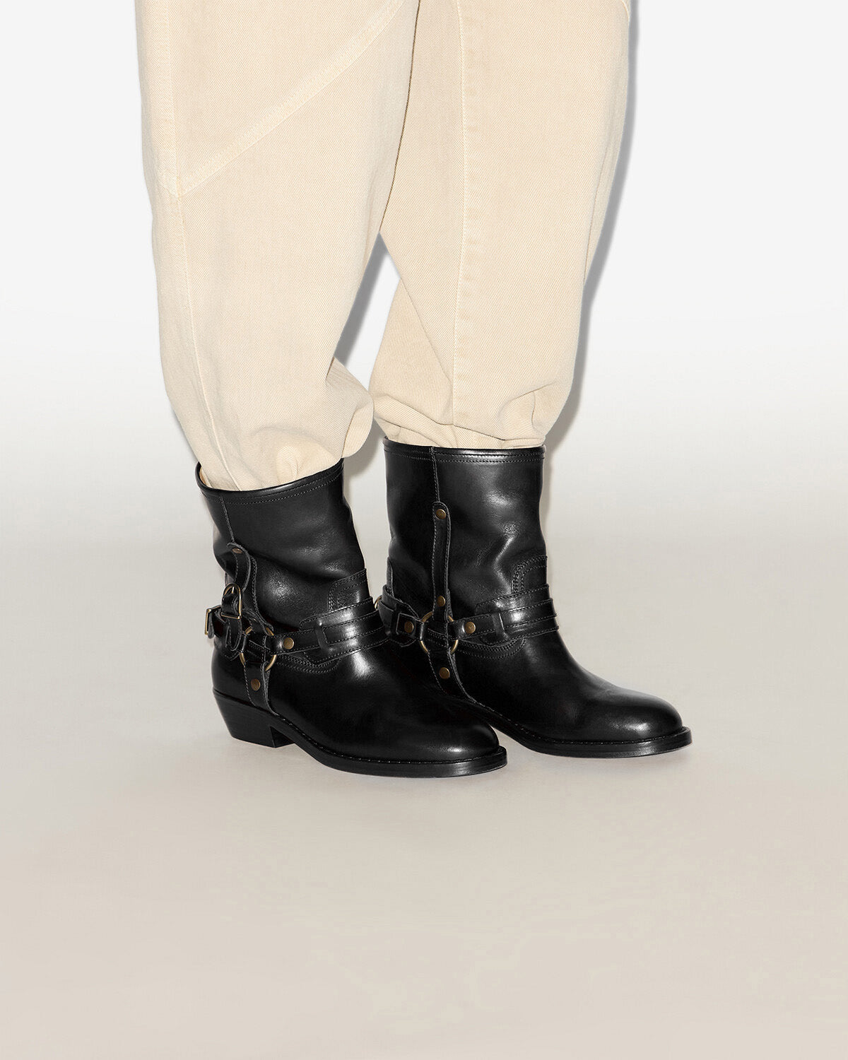 Boots ildred en cuir de veau  - Noir - Woman - 5