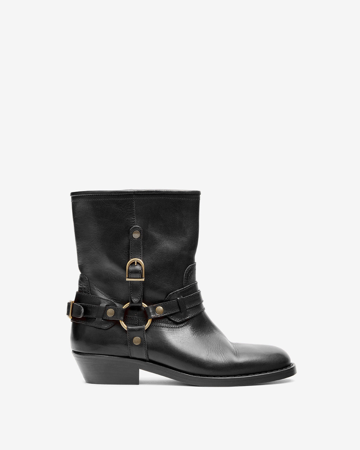 Boots ildred en cuir de veau  - Noir - Woman - 1
