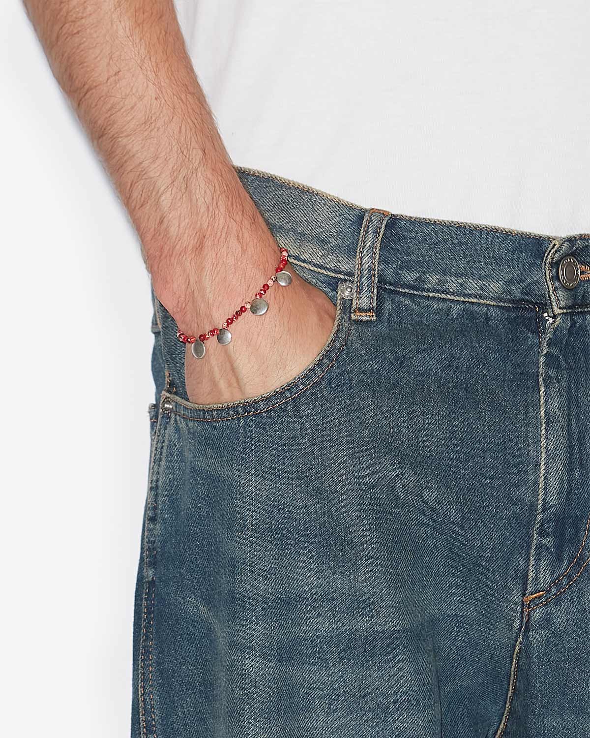 Bracciale adri Man Rio red-silver 2