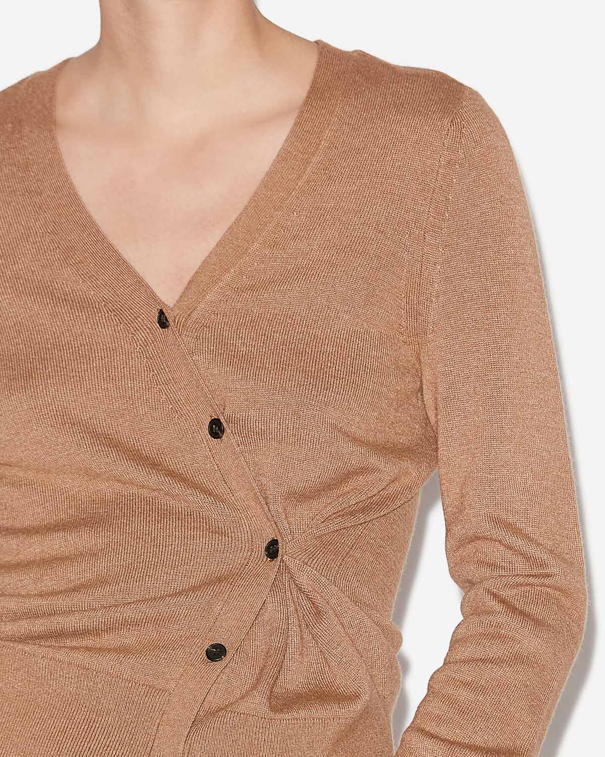 Carline cardigan Woman Camel 2