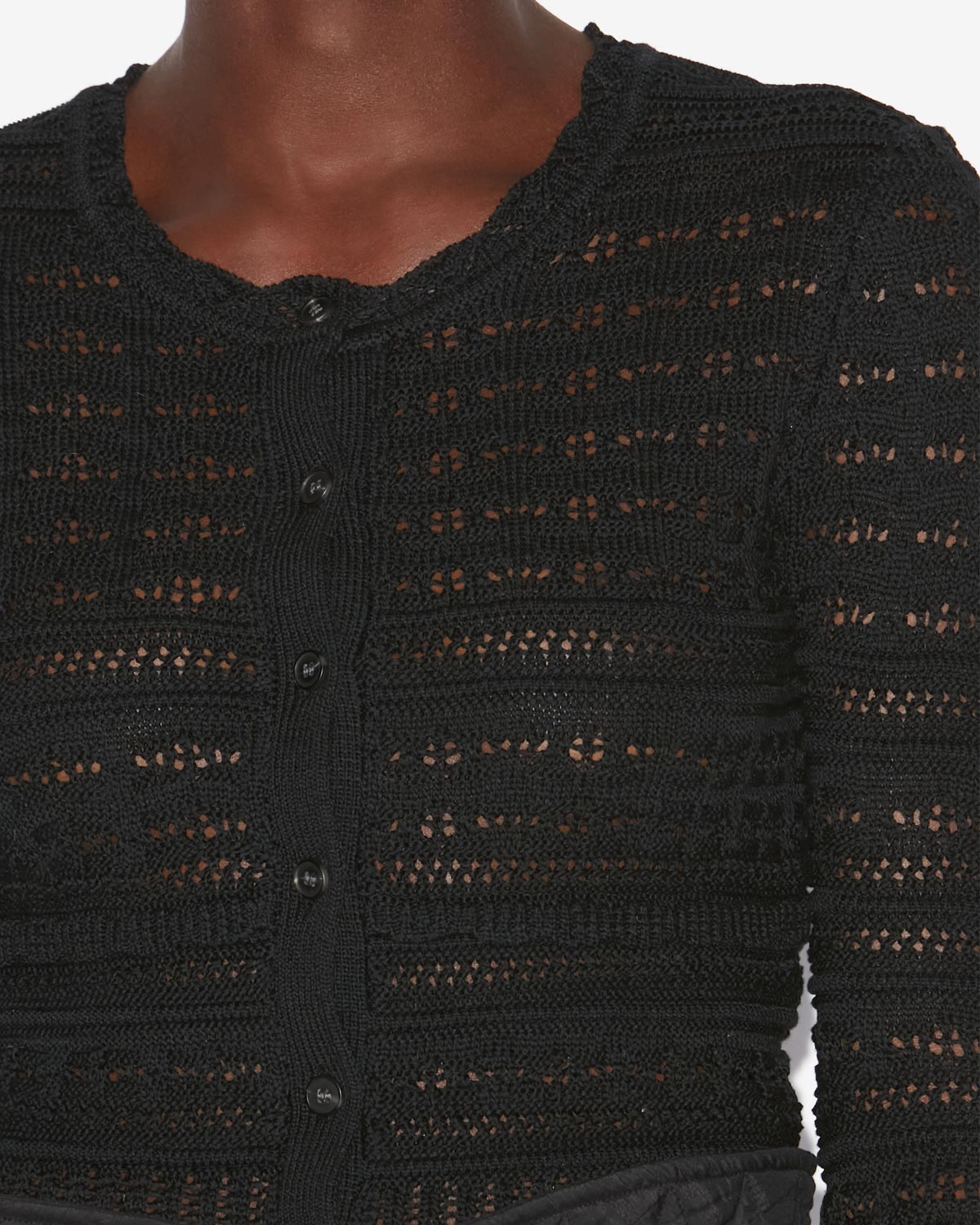 Cardigan ajaline Woman Noir 2