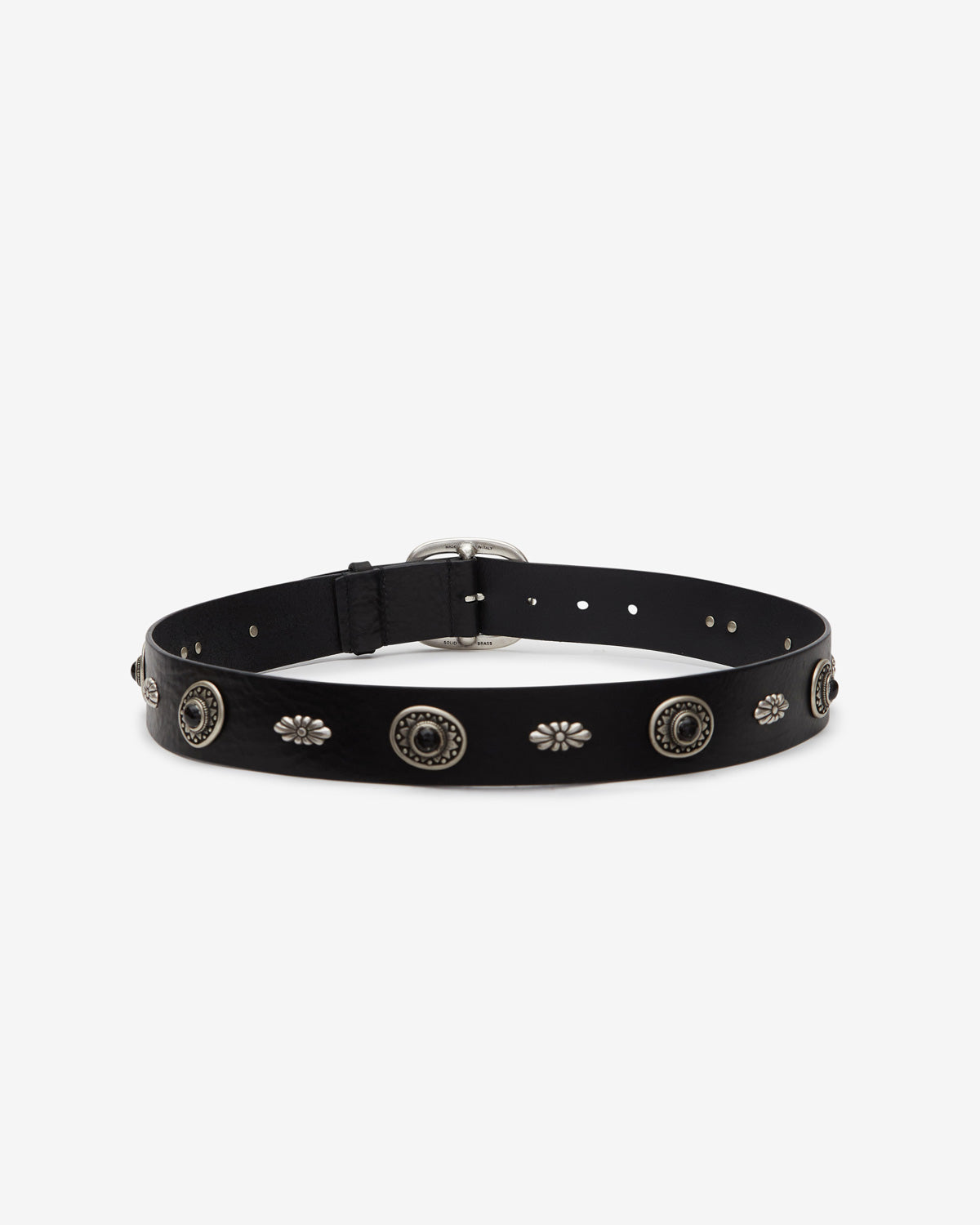 Western studs belt Man Black 2