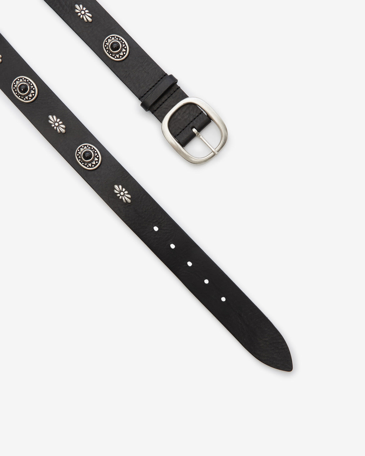 Ceinture western studs Man Noir 2