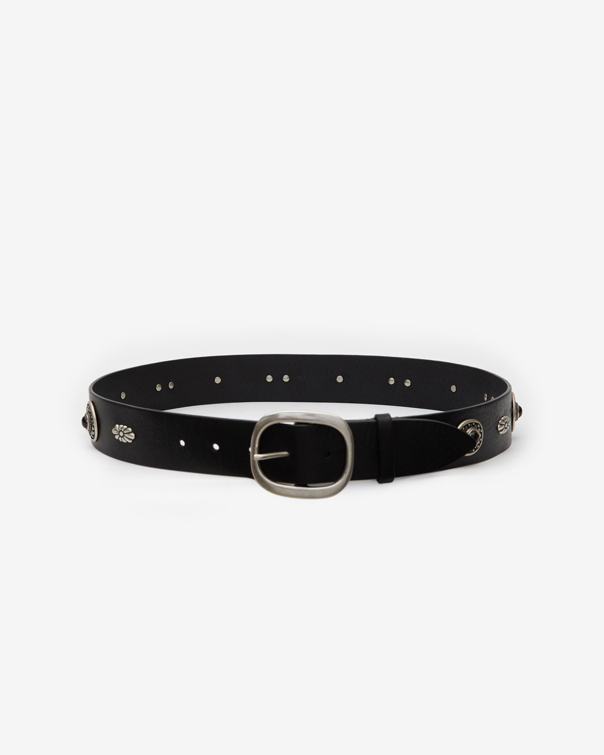 Western studs belt Man Black 2