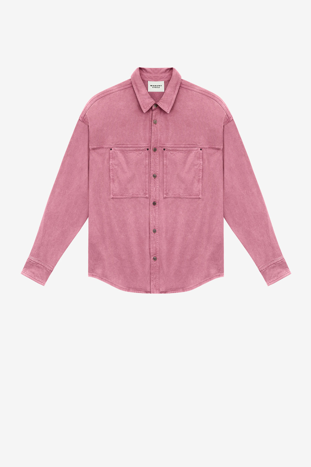 Chemise raquel en jersey délavé - Rose - Woman - 1